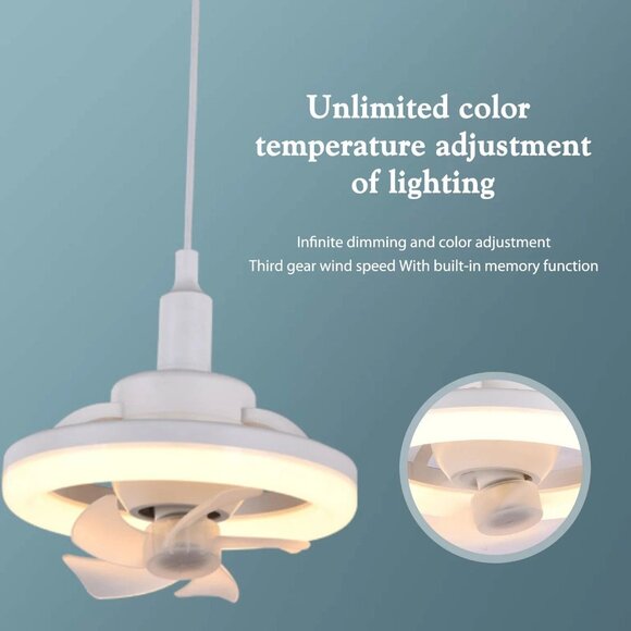 Elegant LED Ceiling Fan Light - Picture 4 of 6